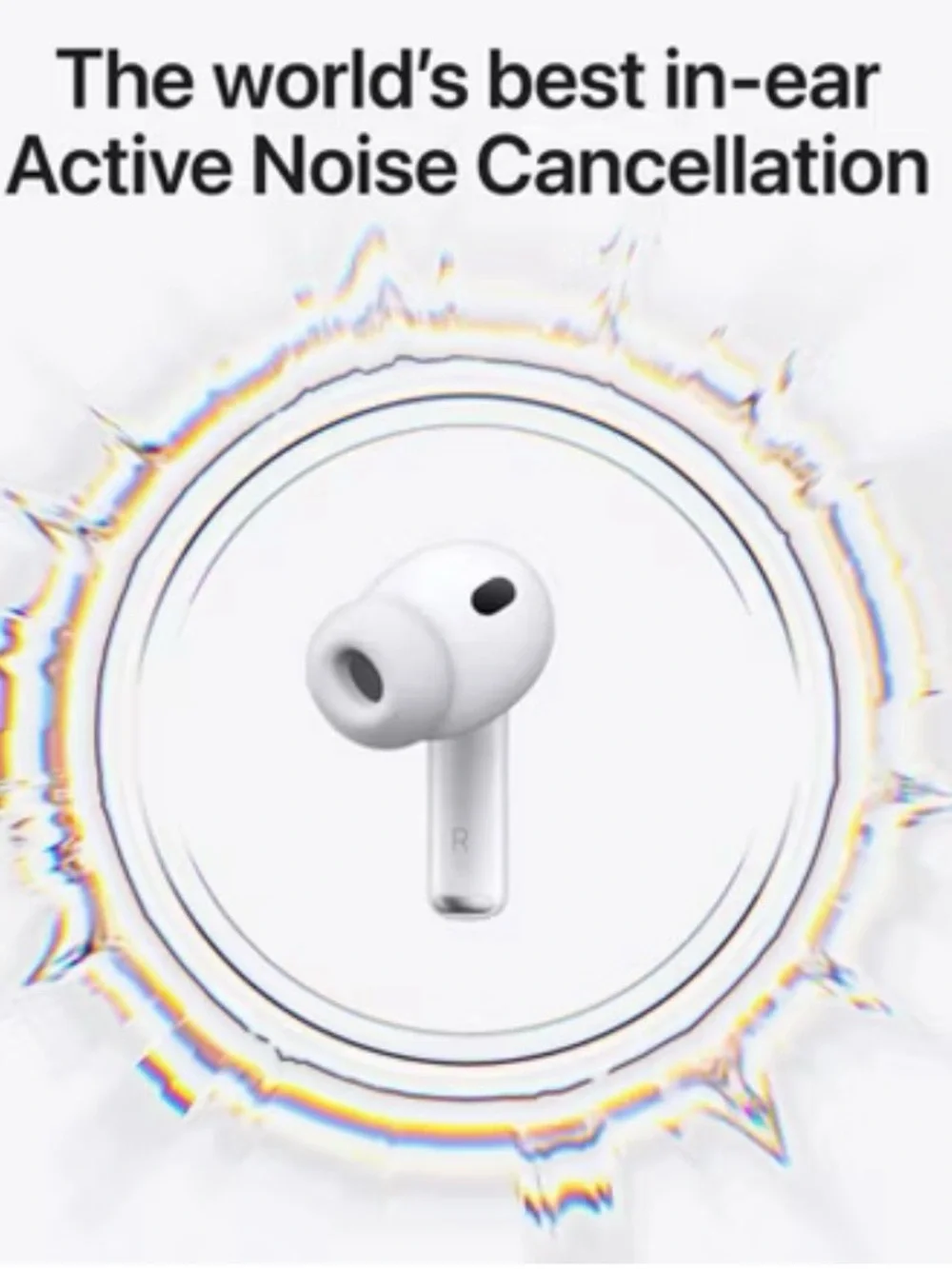 Apple White True Wireless Earbuds with Silicone Tips